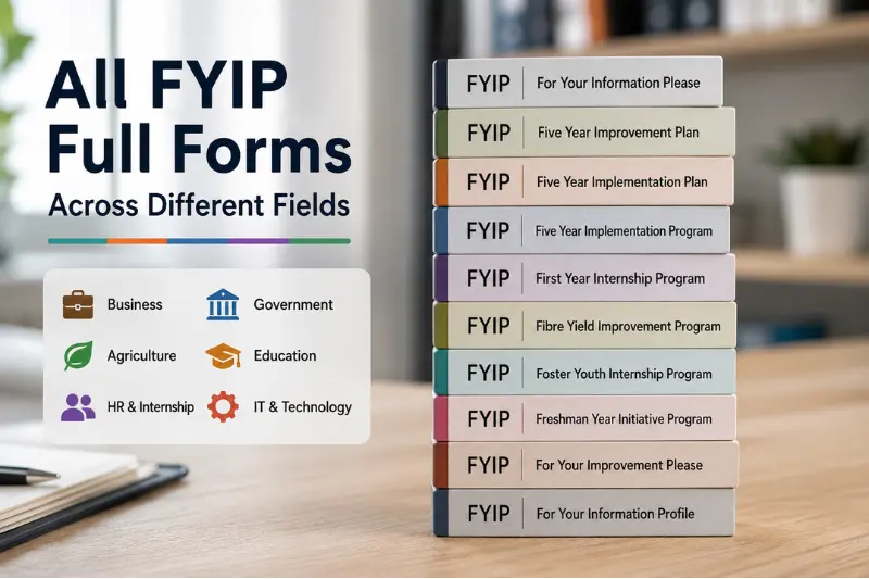 all fyip full forms across different fields