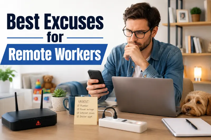 best excuses for remote workers