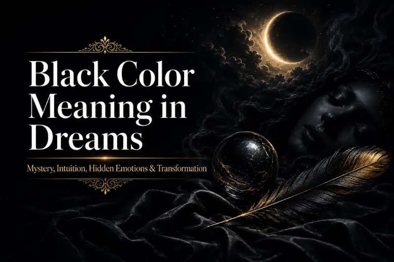 black color meaning in dreams