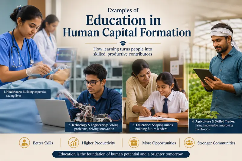 examples of education in human capital formation