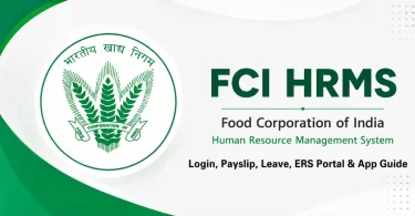 fci hrms login 2026 payslip leave and ers portal guide