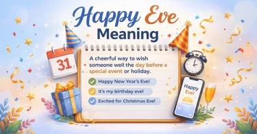 happy eve meaning what does happy eve mean in text