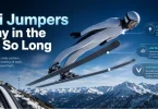 how do ski jumpers stay in the air so long physics explained