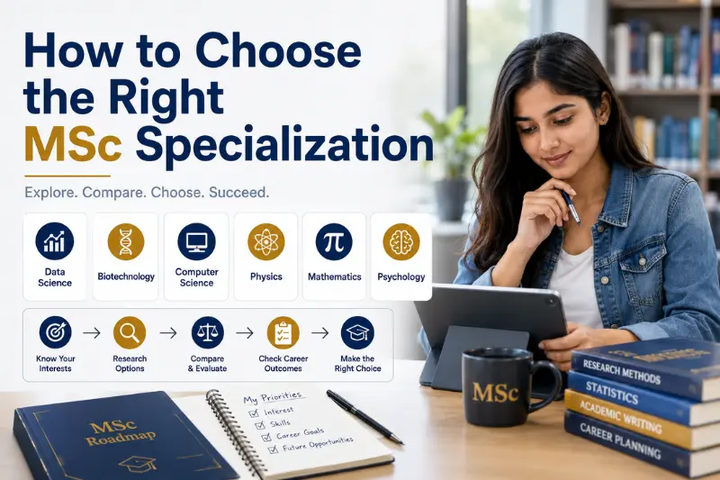 how to choose the right msc specialization