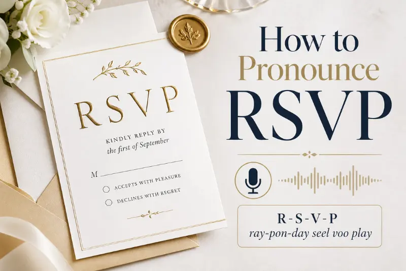 how to pronounce rsvp