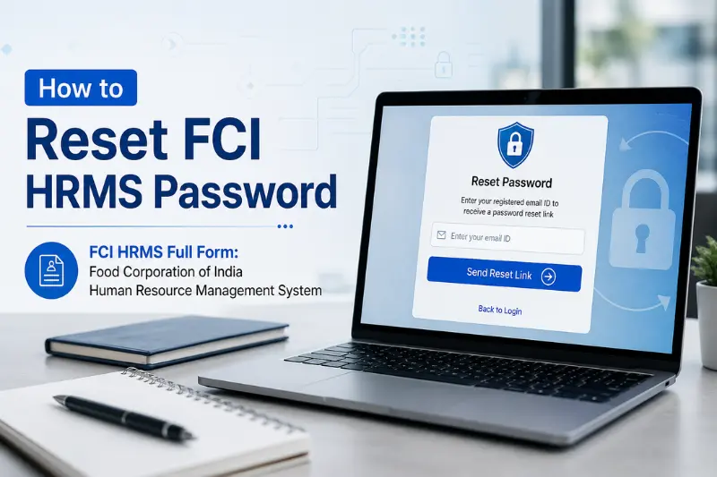 how to reset fci hrms password