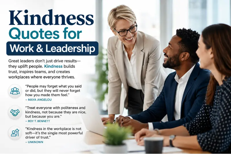 kindness quotes for work and leadership