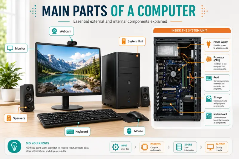 main parts of a computer