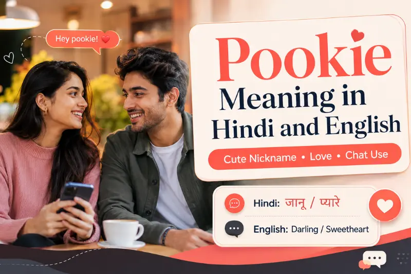 pookie meaning in hindi and english