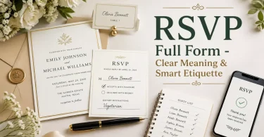 rsvp full form clear meaning and smart etiquette