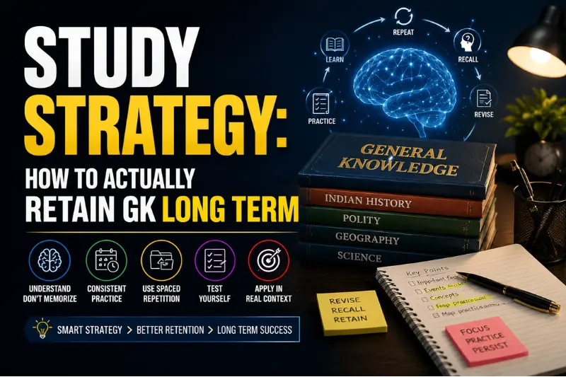 study strategy how to actually retain gk long term