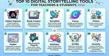 top 10 digital storytelling tools for teachers students 2026