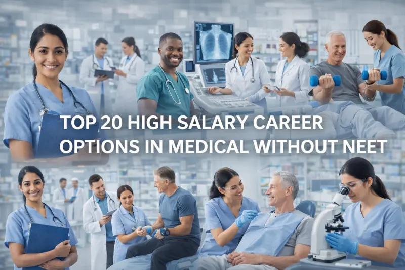 top 20 high salary career options in medical without neet