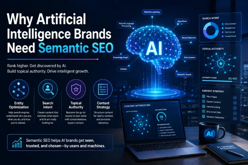 why artificial intelligence brands need semantic seo