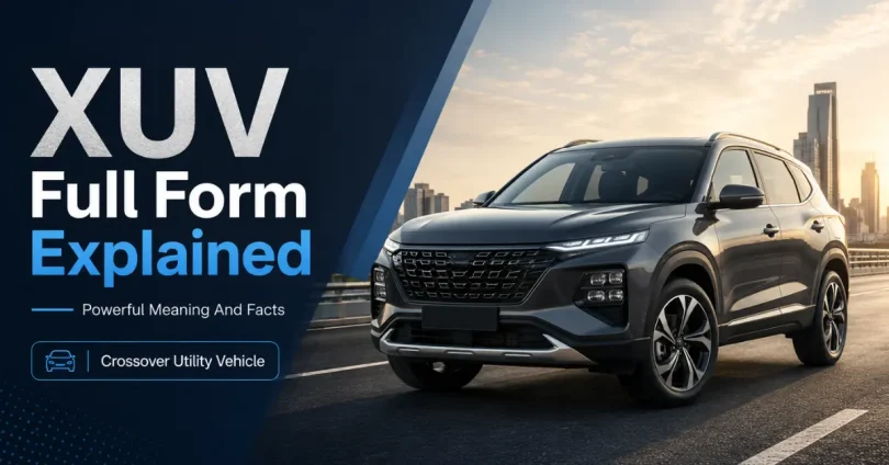 xuv full form explained powerful meaning and facts