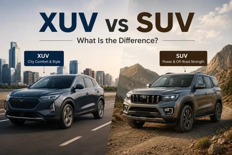 xuv vs suv what is the difference